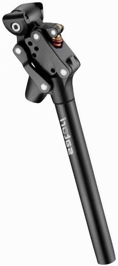 Zadelpen Versteller - Fiets Zadelpen - Comfortabel Fietsen - Geïntegreerde Veer - 27.2 x 350 mm - Zwart
