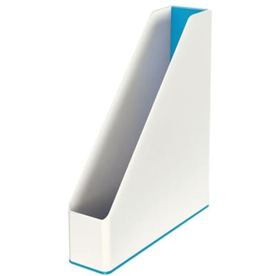Leitz WOW Tijdschriftencassette Duokleur Blauw