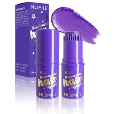 MLSMILE - Disposable Pearlescent Hair Dye Pen - 6 Colors #02 Purple - 12g