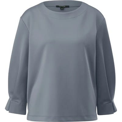 Dames trui van interlock jersey met 3/4 mouwen COMMA