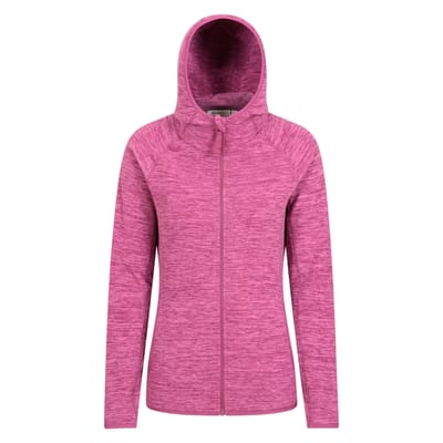 Mountain Warehouse Dames/Dames Lleyn II Melange Full Zip Hoodie (Bes)