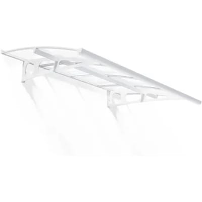 Canopia Veranda- En Deurluifel Bordeaux Helder Wit 140x223cm