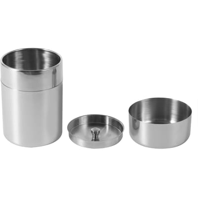 RVS Thee Blikken Bus Thuis Keuken Bussen voor Thee Koffie Suiker Opslag(L) Small gray