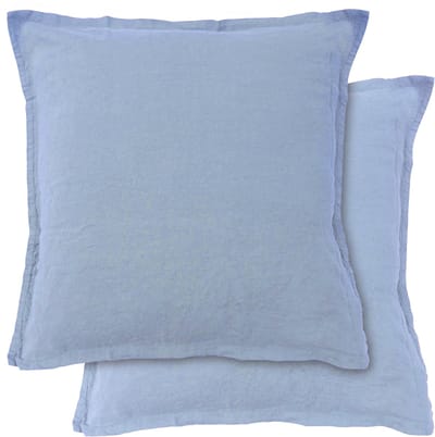 Matt & Rose Set Kussenslopen Blue Orage - (2x) 65 x 65 cm - 100% Linnen