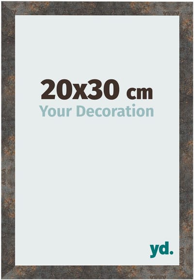 Your Decoration - Fotolijst 20x30 cm - MDF - Geoxideerd Metaal - Bologna