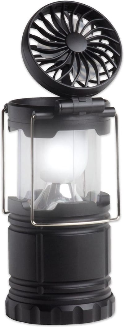 Ventilator Led Lamp | Camping Lantaarn met Ventilator | Tent en Kampeerlamp | 2 in 1 | Ventilator | Fan | Led lamp