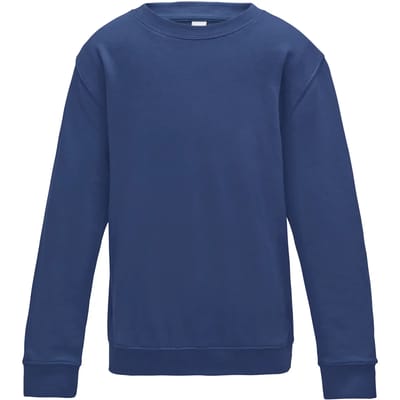 Just Hoods - AWDis Sweat Kinder - Royal Blue maat 9/11 (L)