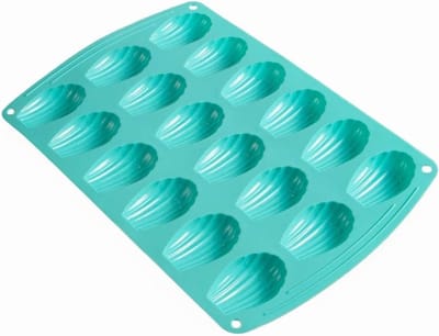 Siliconen Madeleine Bakvorm met Antiaanbaklaag en 18 Trays voor Perfecte Gebakjes en Desserts