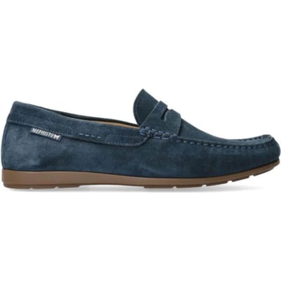 Mephisto Alyon - heren moccasin - Blauw - maat 41 (EU) 7.5 (UK)
