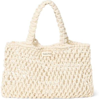 Studio Noos mini handbag macrame naturel