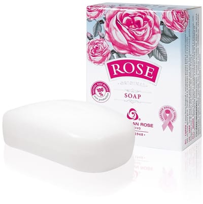 Handzeep Rose Original | 100 g | Verzorgende handzeep met 100% natuurlijk Bulgaars rozenwater