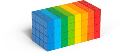 Geomag MagiCube Recycled Bouwblokken Bulk - Magnetische Bouwblokken - 128-delig - Vanaf 3 jaar