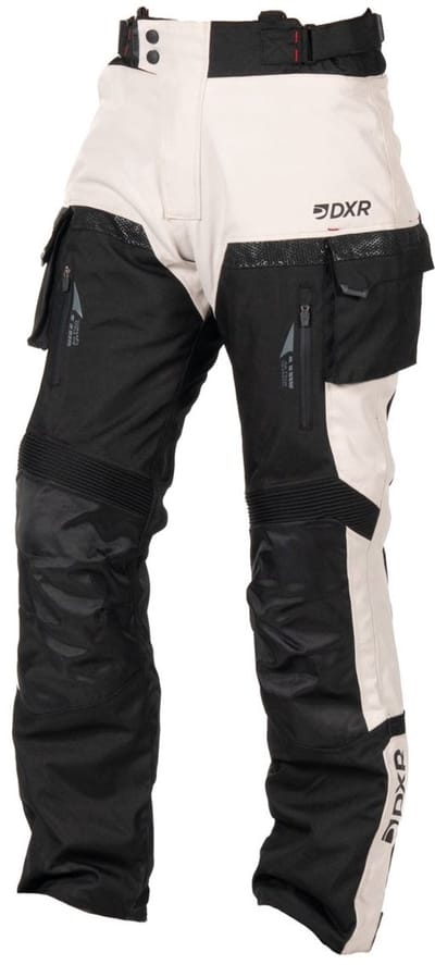 MOTOBLOUZ Motorbroek ROADTRIP BROEK Mannen Zwart/Grijs S CE-gekeurd