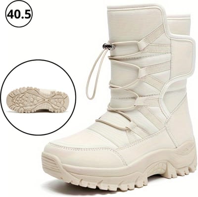 Livano Snowboots - Sneeuwschoenen - Wintersport Sneeuwboots - Dames - Ski - Ski Gadgets - EU40.5 - Wit
