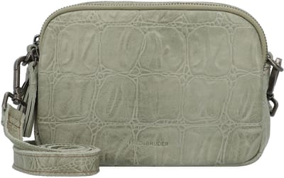 FREDsBRUDER Leren Schoudertas Crolinchen Camera Bag Powder Green Lichtgroen