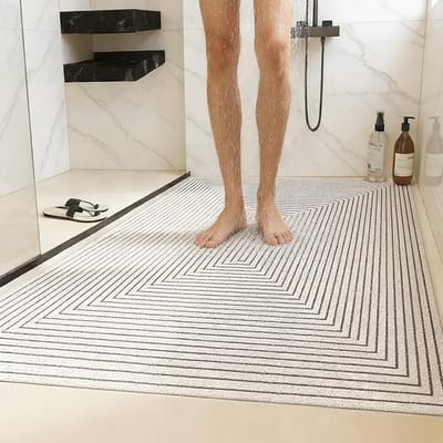 Antislip Douchemat 50 x 80 cm van PVC met Massagefunctie voor Badkamer en Douchebakken