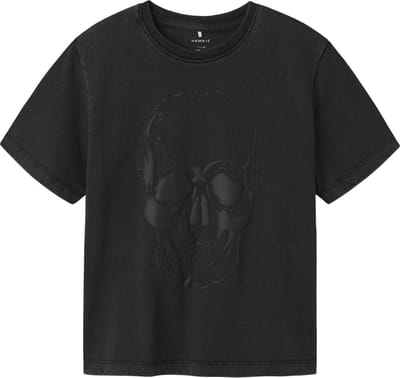 NAME IT - NKMLAYTON SS NREG TOP - Jongens - T-shirts - zwart - maat 116