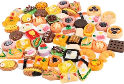 Miniatuur Voedselset voor Poppenhuis - 100 Stuks Speelgoed Keuken Accessoires