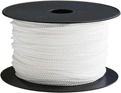 Gevlochten Touw - Bevestigingskabel - Algemeen Gebruik - Sterk Polypropyleen - 6mm 100 Meter - Wit