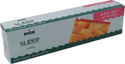 30 Hersluitbare vershoudzakjes - slider bags - 3 pakjes van 10 boterhamzakjes - 4 liter