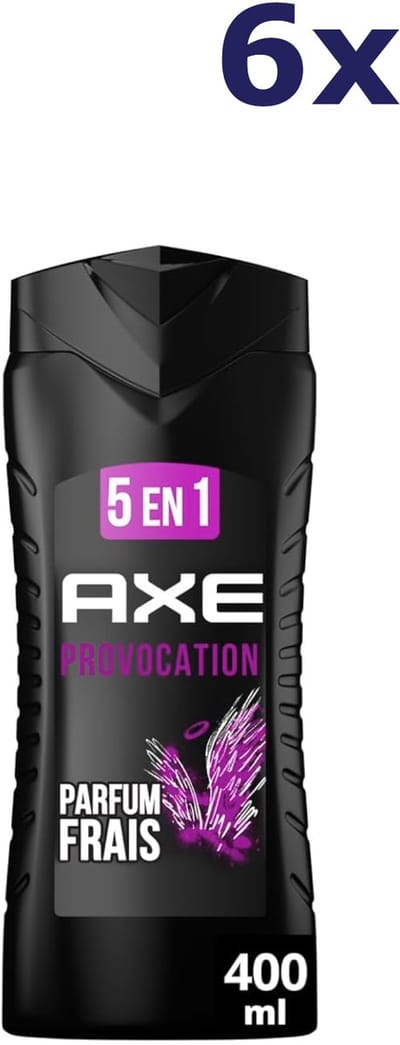 6x Axe douchegel 400ml Provocation
