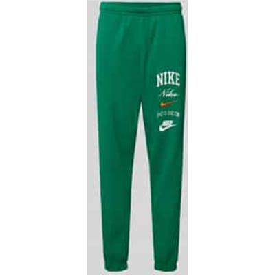 Sweatpants met labelprint