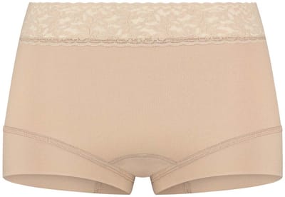 RJ Pure Color Dames Short Kant Caffè Latte M