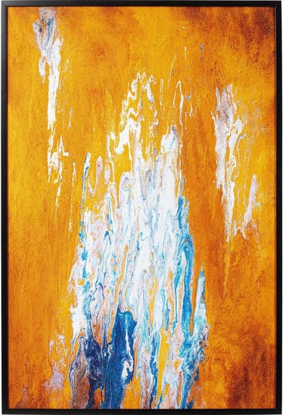 Schilderij Artistas 80x120cm oranje Kare Design