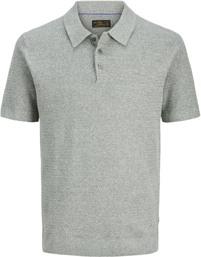 JACK&JONES - JPRBLURILEY KNIT POLO SS SN - Heren - Polo's