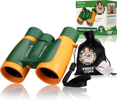 Freek Vonk x BRESSER Verrekijker 3x30 - voor kinderen - licht en compact - met tasje