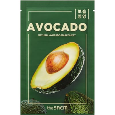 [PROMOTIE]The Saem - Natural Mask Sheet - Avocado - 1stuk