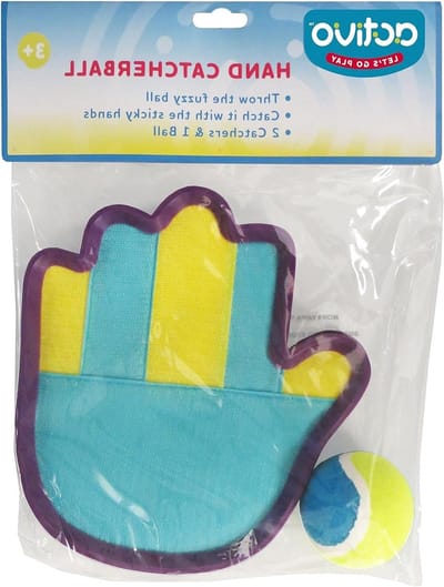 Handvormige Catcher - Bal Vanger - Buitenspelen Stimuleren - Coördinatie Ontwikkelen - 26 x 7 x 32 cm - Meerkleurig