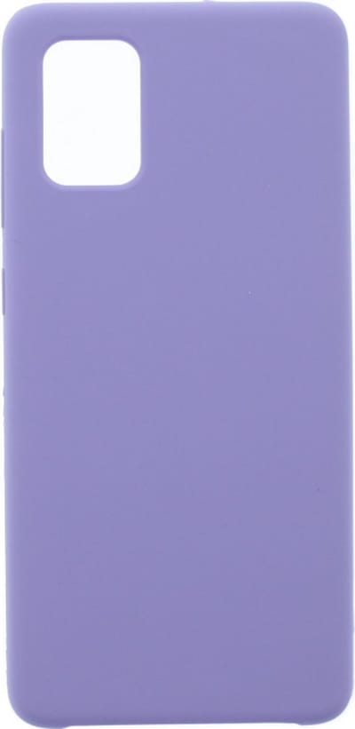 LuxeBass Hoesje geschikt voor Samsung Galaxy A71 Siliconen hoesje - Lila - telefoonhoes - gsm hoes - gsm hoesjes