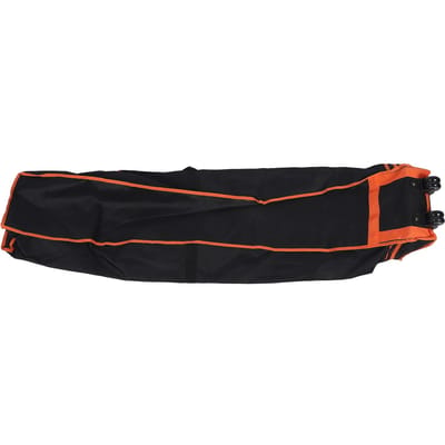 Opvouwbare Luifel Tas Oxford Stof Luifel Tent Met Wielen Roller Opbergtas Met Handvatten voor 10 Inch Pop-Up Tent Zwart en black