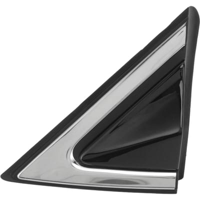 Voor Spatbord Hoeklijst Sierlijst Achteruitkijkspiegel Driehoekig Plaatdeksel Vervanging voor Santa Fe 2013-2018 Links black