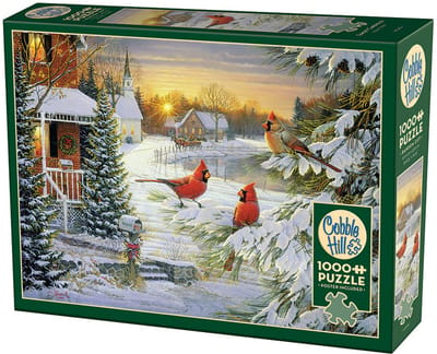 Cobble Hill puzzel 1000 stukjes: Scarlet Cardinals