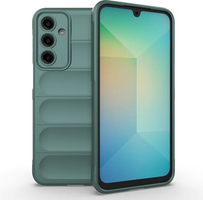 Coverup Hoesje - Geschikt voor Samsung Galaxy A16 Hoesje - Coverup Hands-On Rugged Back Cover - Groen