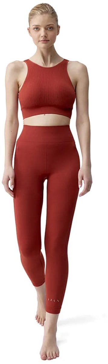 Born Living Yoga Zinara Seamless Korte Leggings Rood S Vrouw