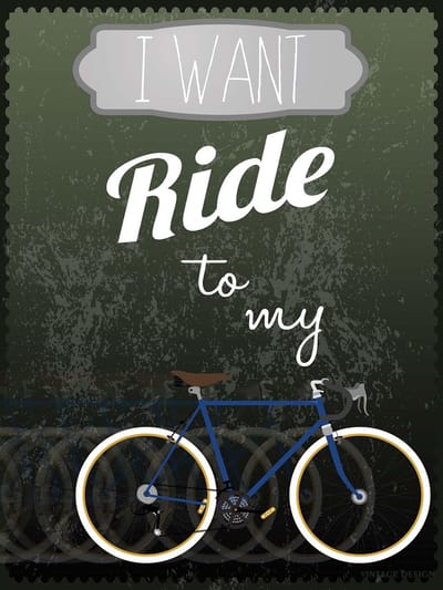 Fotobehang Racing Bicycle | XXL - 206cm x 275cm | 130g/m2 Vlies