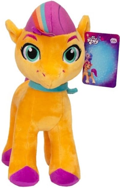 Sunny Starscout – My Little Pony Pluche Knuffel 30 cm {Speelgoed Knuffeldier voor kinderen jongens meisjes | Pipp Petals, Zipp Storm, Sunny Starscout, Izzy Moonbow, Hitch Trailblazer, Misty Brightdawn}