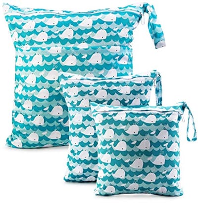 Wasbare Luierzakken voor Baby's - Waterdichte Reistassen, 3 Stuks