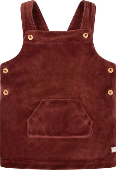 Daily - Salopette Dress Valvet - Rusty Brown - Mt 68