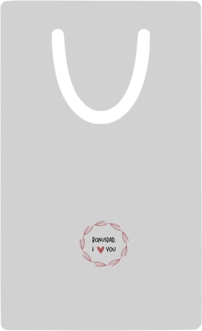 Hacebo® - bonusdad I love you metalen boekenlegger- Papa - de liefste bonusvader - vader cadeautjes - vaderdag - verjaardagscadeau - verjaardag - cadeau - geschenk - kado - gift - vader artikelen Bladwijzer boekenleggers - 7.6 cm x 5cm