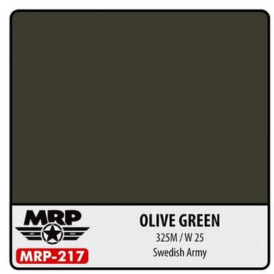 Mr. Paint MRP-217 - Olive Drab 325 – 30 ml verf voor Airbrush & Detailwerk