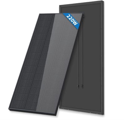 Zonnepaneel 220 W - Monokristallijn Fotovoltaïsch Module voor Caravans, Botenn en Onafhankelijke Systemen