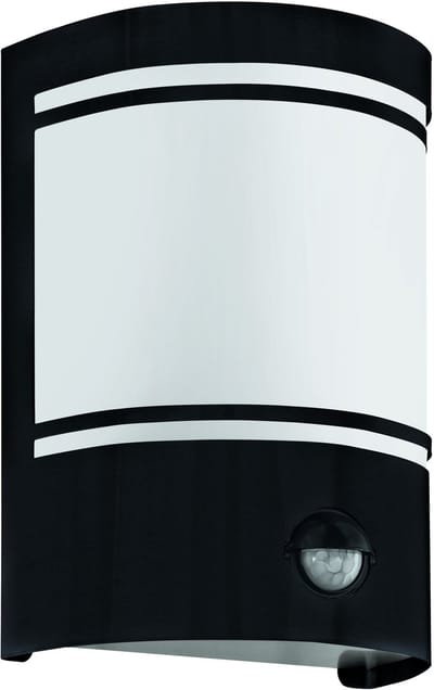 EGLO Cerno 2 Wandlamp buiten - E27 - RVS|Glas - Zwart|Wit