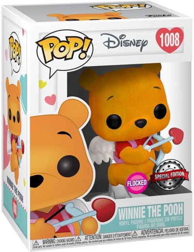 Winnie The Pooh Winnie The Pooh (Flocked) vinylfiguur 1008 Unisex Funko Pop! - Neutraal - Standard