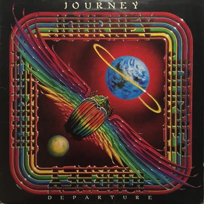 LP Plaat JOURNEY - Departure FC36339 COLUMBIA 1980 VS Rock Gebruikt blue