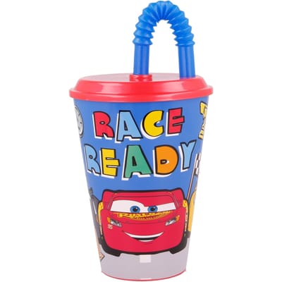 Cars Drinkbeker met rietje