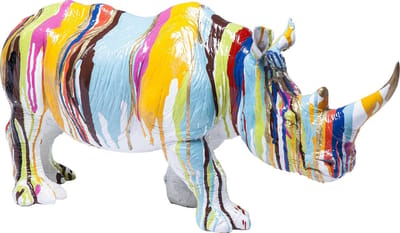Kare Decofiguur Rhino Colore 26cm